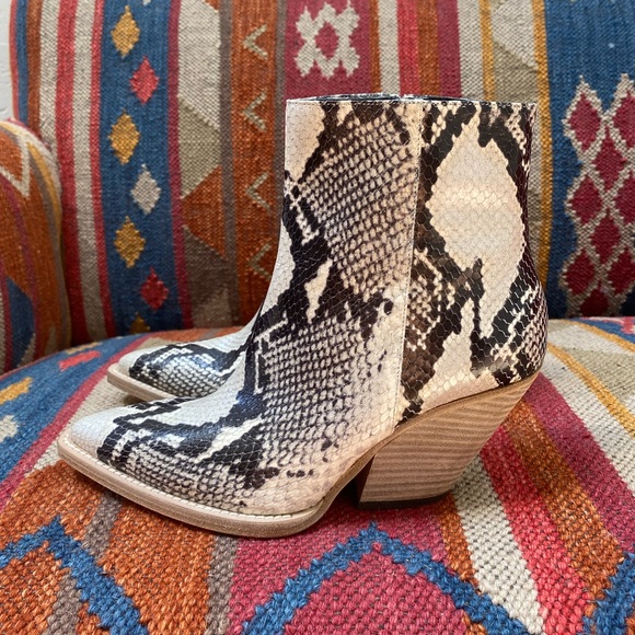 IRO SNAKESKIN COWBOY BOOTIES - Picture 3 of 12